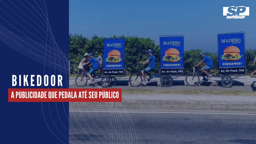 BIKEDOOR: A PUBLICIDADE QUE PEDALA AT&Eacute; SEU P&Uacute;BLICO
