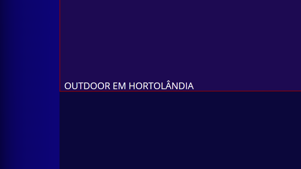 OUTDOOR EM HORTOL&Acirc;NDIA