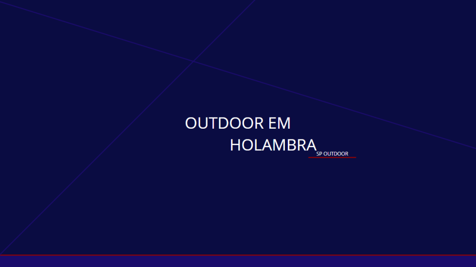 OUTDOOR EM HOLAMBRA
