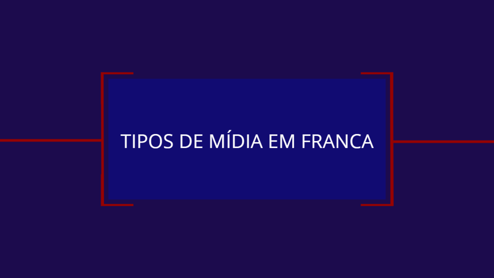 TIPOS DE M&Iacute;DIA EM FRANCA