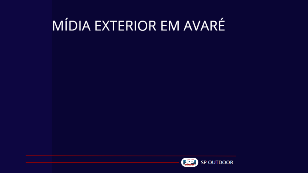M&Iacute;DIA EXTERIOR EM AVAR&Eacute;